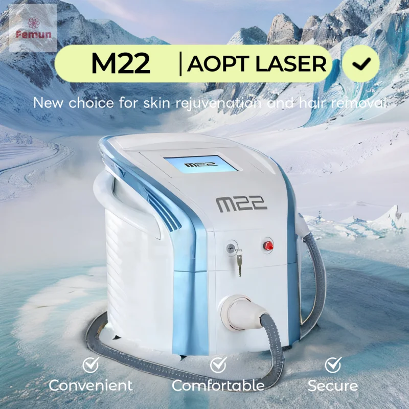 

M22 Laser IPL OPT AOPT Permanent Hair Removal Machine Skin Rejuvenation Multifunctional Wrinkle Removal Device 2024