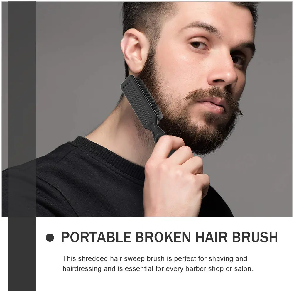

4Pcs Hair Sweep Brush Professional Barber Cleaning Brush Dense Nylon Fiber Hairdressing Neck Duster for Shaving Haircut Salon
