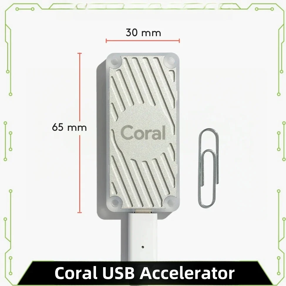 

Ускоритель Coral USB Edge TPU, поддержка машинного обучения, AutoML Vision Edge, Raspberry Pi, macOS, Windows 10