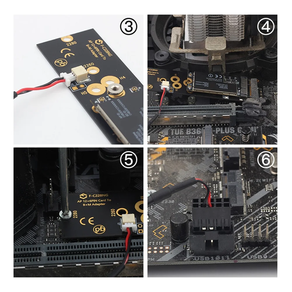 Netwerkkaart naar harde schijf NGFF B+M Sleuteladapterkaart BCM94360CD/2CS/CS2 Specificatie 802.11AC