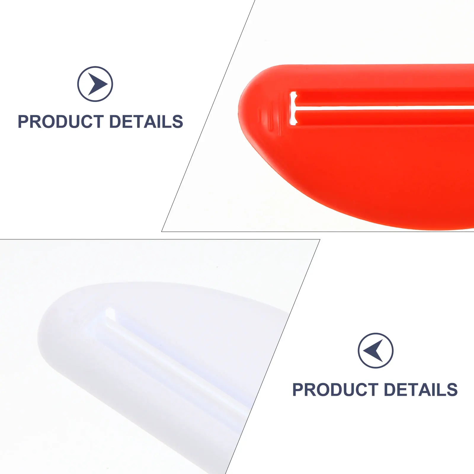 

6Pcs Toothpaste Squeezer Dispenser Durable Material Even Dispensing Home Bathroom Makeup Squeezer Toothpaste Dispenser