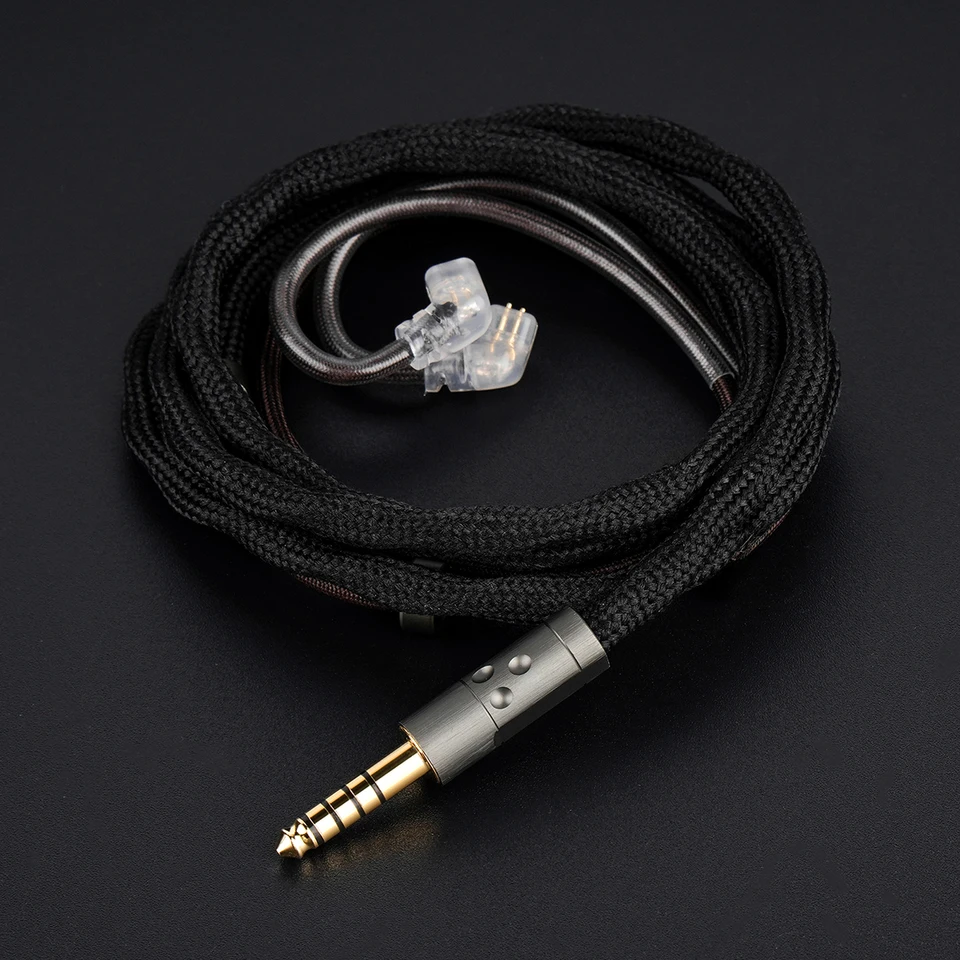 NICEHCK S77 In-ear Earbud Replace Wire 7N Thick Silver Plated OCC