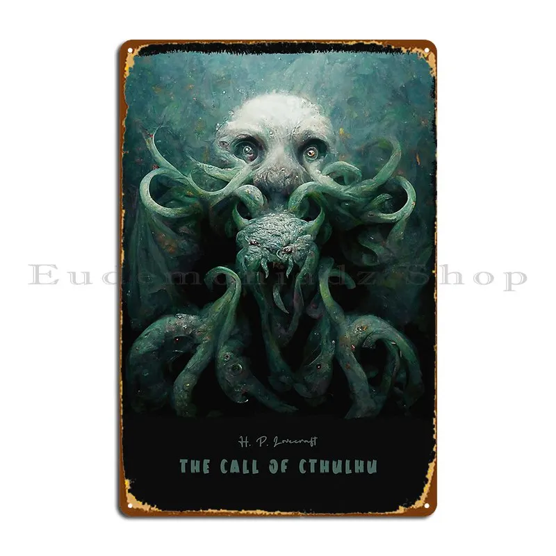 The Call Of Cthulhu Metal Sign Rusty Cinema Cinema Cave Create Tin Sign Poster