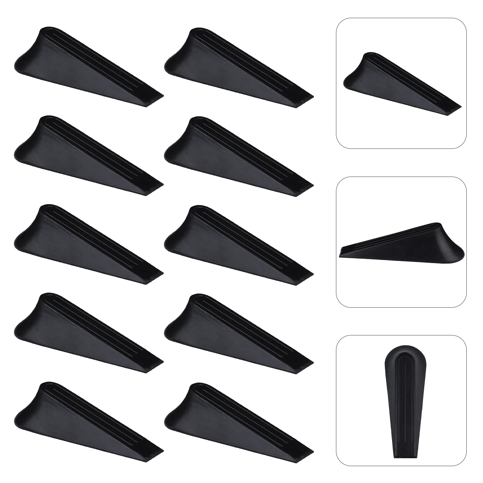 10 Pcs Door Stop Stopper for Home Rubber Wedge Ceramic Tile Protection Baby Safety Protector Child