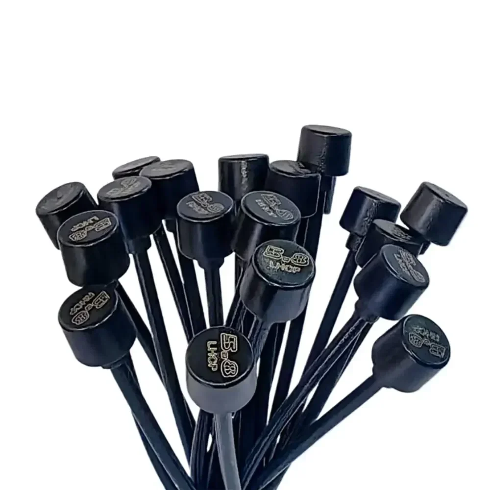 Antena Omni Lollipop HappyModel 5.8G 2.5dBi - 150mm |   Interface SMA/UFL |   Polarização RHCP/LHCP para drone de corrida FPV