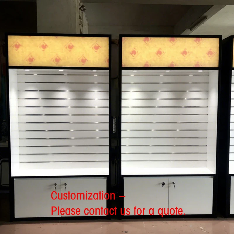 custom.Standard and Customized Smoke Shop Display Showcases Glass Smoke Shop showcase Glass Display showcase