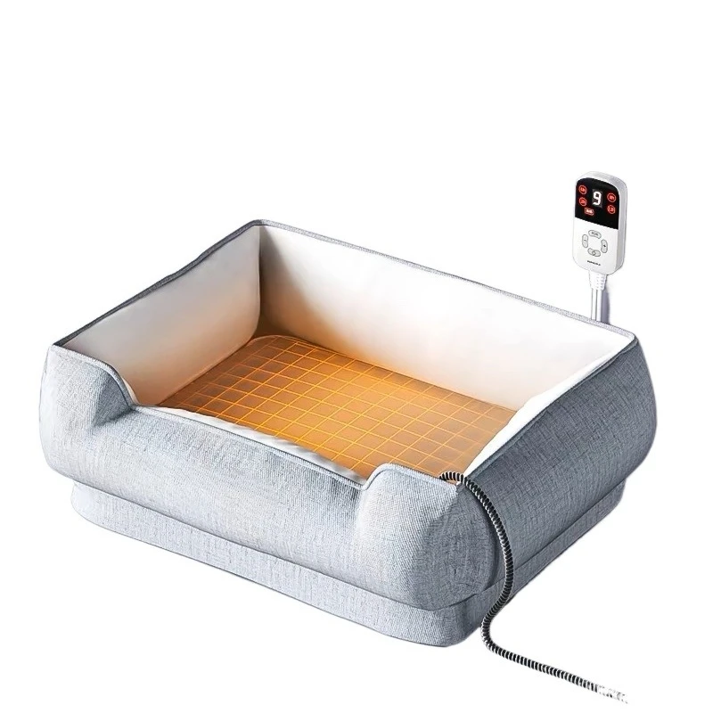 

Electric heating, luxury dog kennel, warm in winter, removable and washable, medium-sized small dog and cat kennel, pet bed
