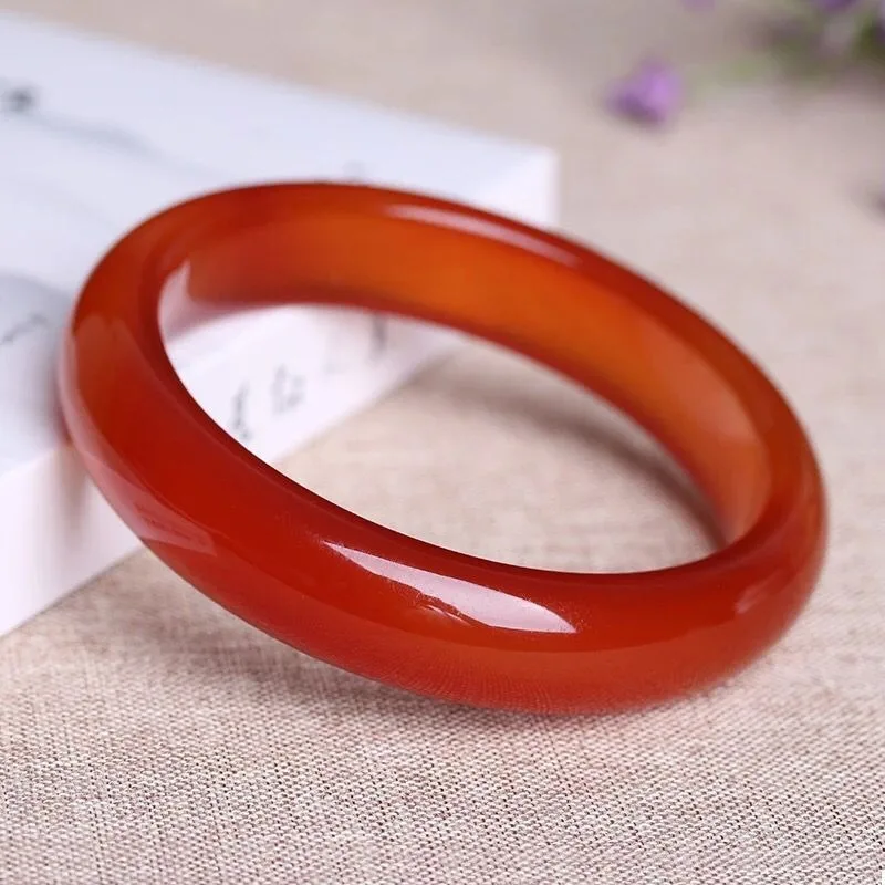 

High Ice Carnelian China Red Bracelet