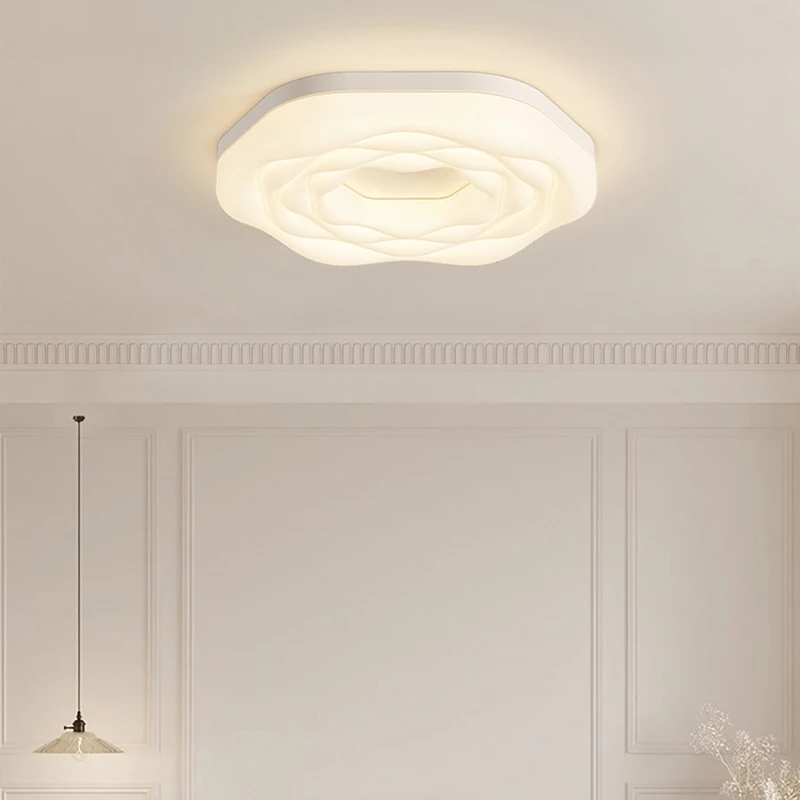 

Nordic Rose LED Ceiling Lights Modern Simplicity Ceiling Mounted Lamp for Bedroom Living Room Study Home Decor Ceiling Fixtures