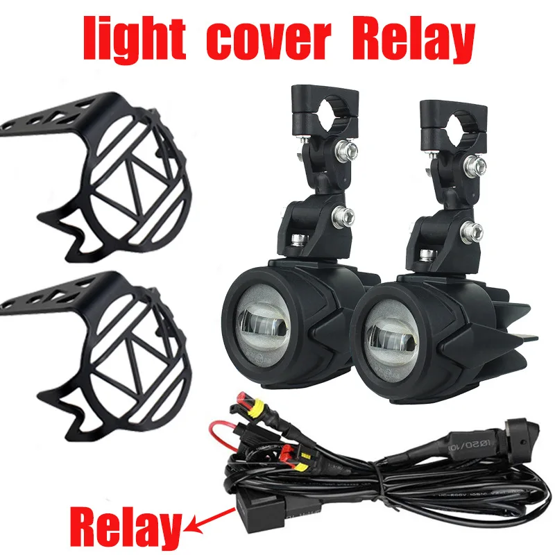 Auxiliary Lights For Motorcycle 40W 6000K Spot Driving Fog Lamps For BMW F800GS F700GS F650 K1600 R1200GS