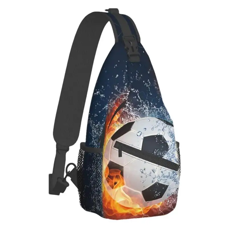 

Mens Sling Backpack Single Shoulder Pack Large Capacity Sling Fanny Pack Print Design Chest Bag For Wallets Keys And Water