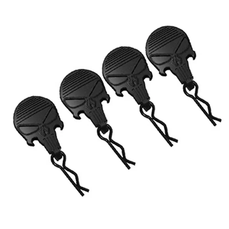 A49K-4Pcs Metal R-Type For Axial SCX10 TRX-4 MJX Hyper Go RC Car Shell Body Fixed Clips Pins With Tabs Car Parts