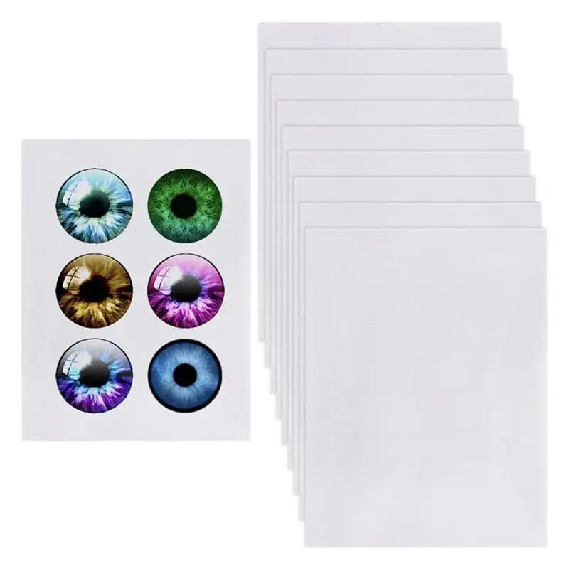 ATTWO-10Pcs Fursuit Eye Mesh,11.8X8.6 Inch Black Costume Eye Net, 0.5Mm ...