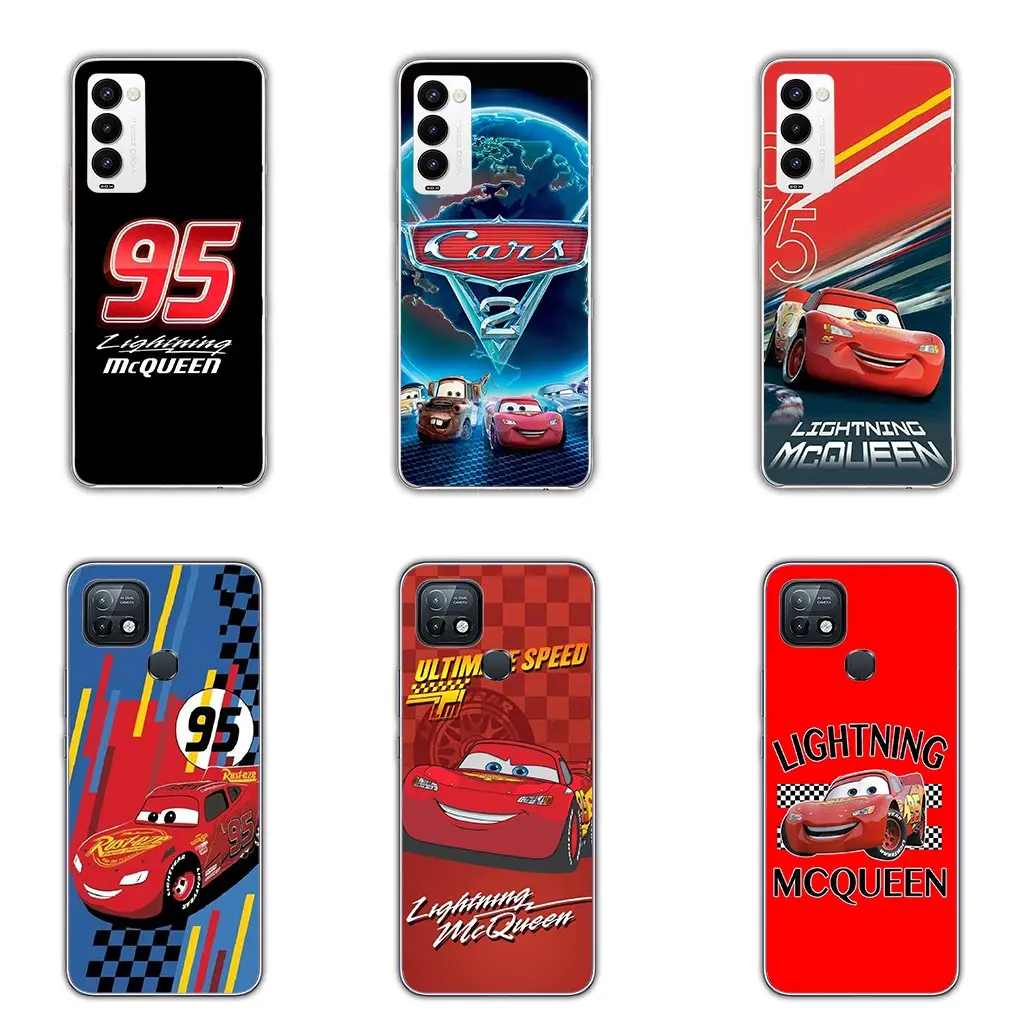 Cars 95 Lightning McQueen for Motorola Moto Edge 40 50 Pro 30 Ultra neo 20 One Fusion G200 E22 E40 E30 E22I Phone Cover Case