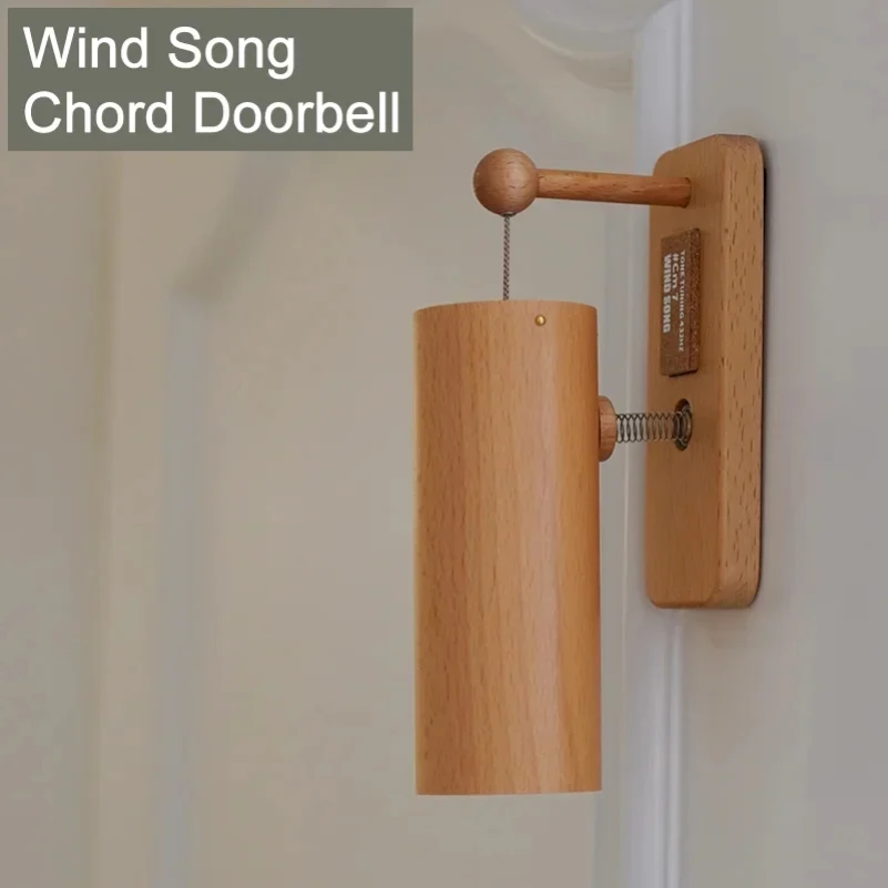 

432Hz Door Opening Wood-made Doorbell Chime Music Chords Door Bell Chimes For Home Business Entrance Fridge Housewarming Gift