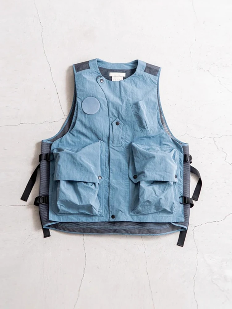 

Универсальный жилет для активного отдыха с круглым вырезом и множеством карманов, в американском стиле, для мужчин и женщин, повседневный, для рыбалки и кемпинга