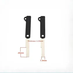 10PC   Foldable Multi Track Key Embryo Super C-level Fingerprint Lock Tablet Key Blank