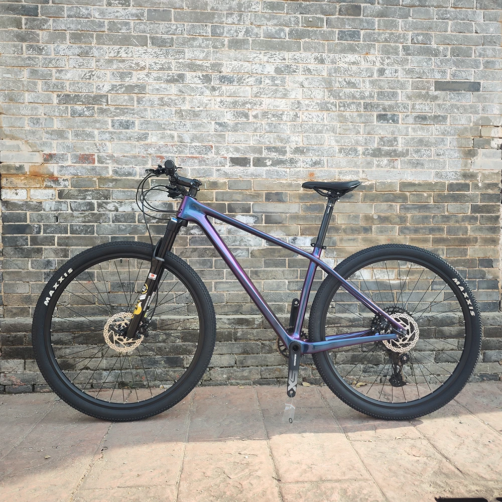 AliExpress NONE 29 Inch Carbon Fiber Mountain Bike 12 Speed Air Fork 4 Bearing Wheel Air Fork Crankset Hollow 34T Oil  Brake MTB Bicycle