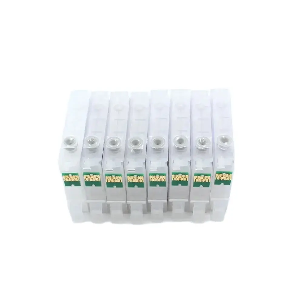 (PBK C M Y MBK R OR GO) T3240-T3249 Refillable Ink Cartridge With ARC Chip For Epson SureColor P400 SC-P400 Printer