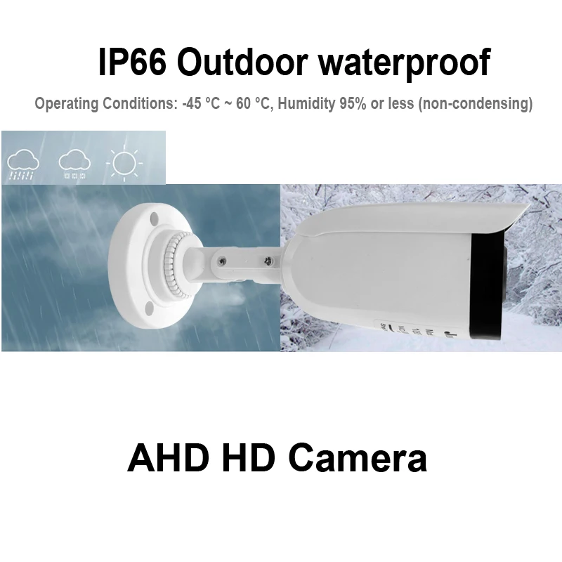 JIENUO 4K AHD Camera 5mp HD Outdoor Waterproof CCTV Security Surveillance Infrared Night Vision 720P 1080P TVI IR 2mp Home Cam