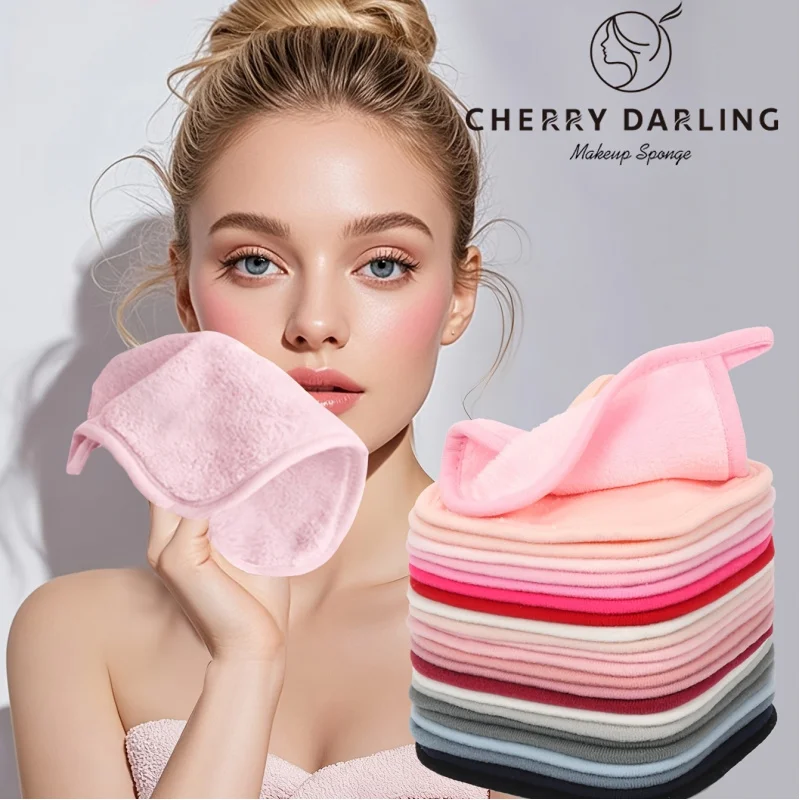 Facial Towel 10pcs, Machine Washable, Reusable Cleaning Tools, Can Be Washed, Cleansing, Makeup Remover, Suitable for All Skin T