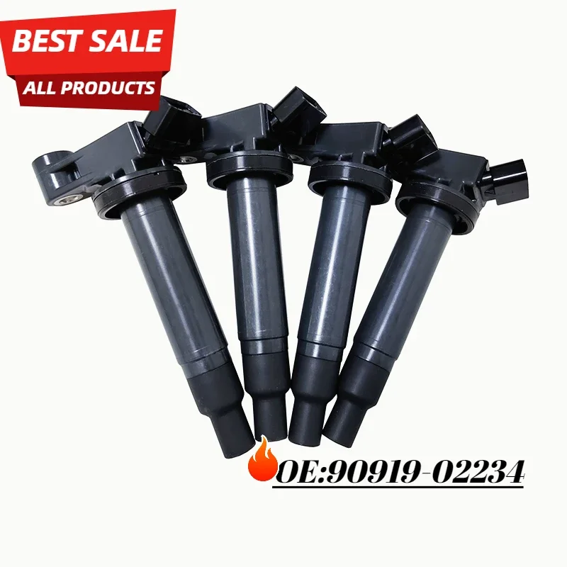 90919-02234 1Pcs/4Pcs For Toyota Lexus 90919-02234 Ignition Coil   02-06 Camry 00-03 Siena 9091902234