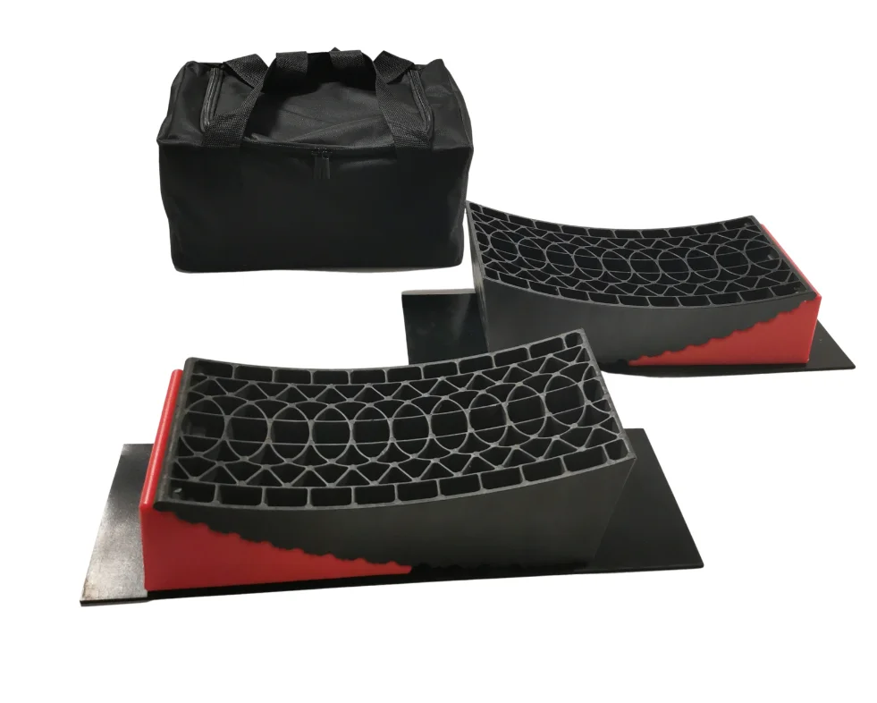 RV التخييم عجلة الوسادة RV مستوي الإطارات سدادة RV موازنة كتلة 2 قطعة لمجموعة واحدة #1