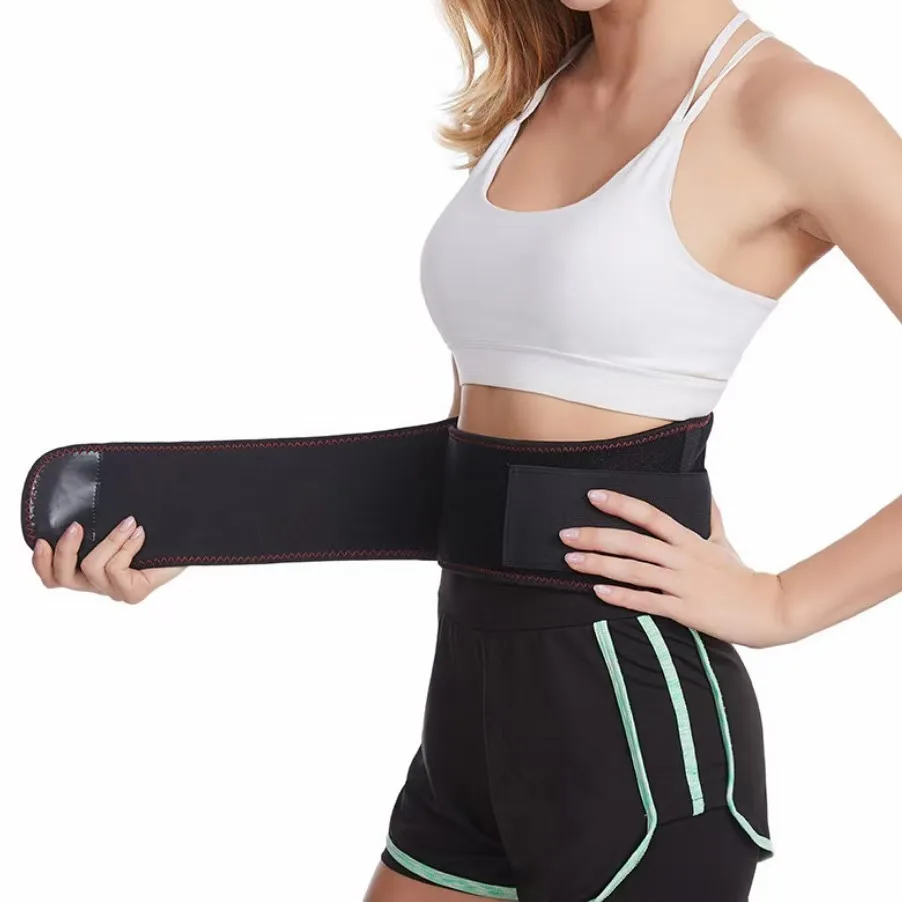 Hight Quality Women Health Care Vibration Slim Electric Heat up Waist Trainer Heating Belt Slim Heat Belt for Home Use