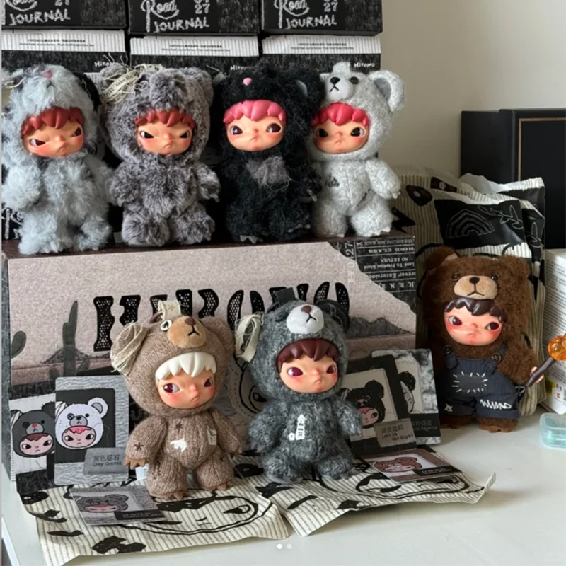 

Новый POP MART Hirono Road Journal Series слепая коробка Guess Bag Mystery Box Игрушка Кукла Настольные украшения Коллекция Фигурка Подарок