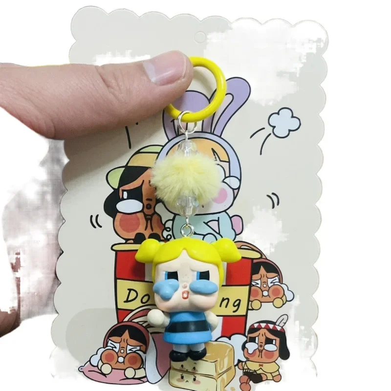 

Genuine crybaby crying baby flying little policewoman series bag pendant pendant car keychain tide play gift