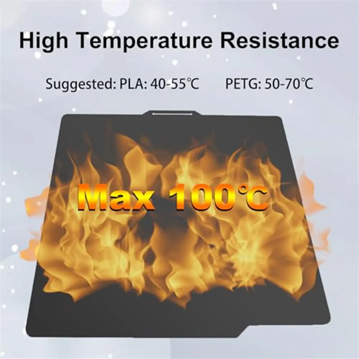 Winter Essential 3D Printer PEI+PEI Build Plate for X1/X1C/X1E/P1P/P1S/A1 3D Printer,PEI+PEI 257x257mm