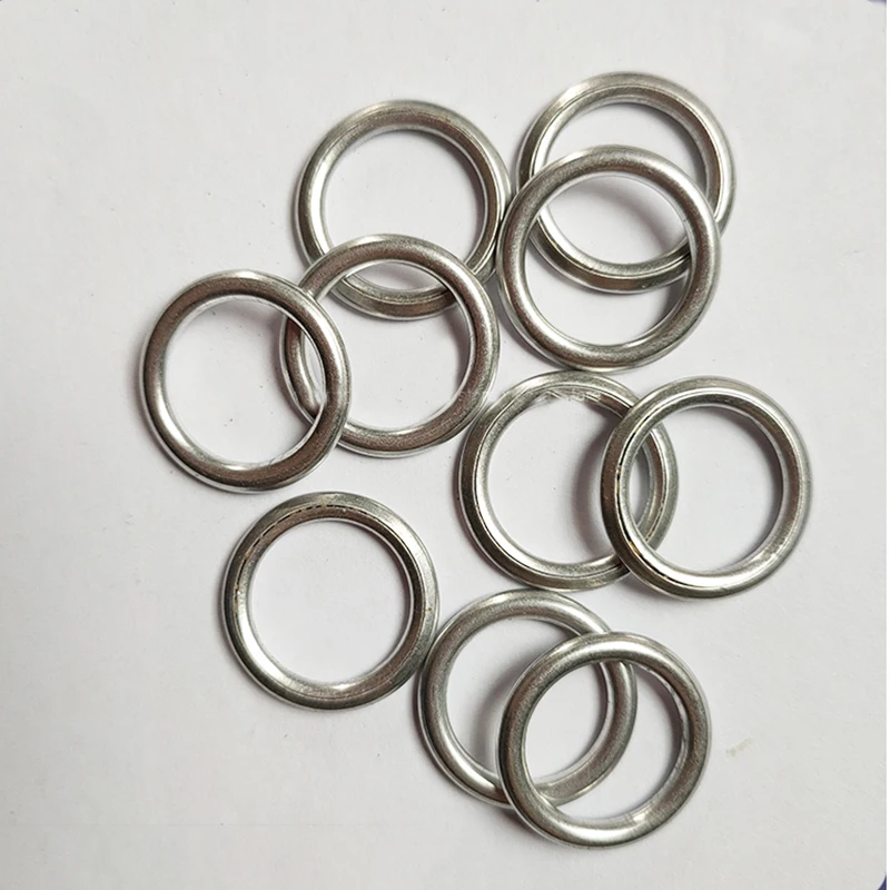 10pcs M14 Oil Drain Plug Gaskets Crush Washers Seals Rings 14X20X1.5 For Volkswagen Audi A3 A4 A5 A6 A7 A8 Q3 Q5 Q7 TT N0138157