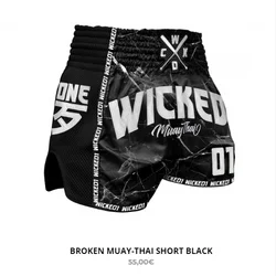 W05 Match Muay Thai Calças, Shorts De Luta, Treinamento Sanda, Terno De Boxe