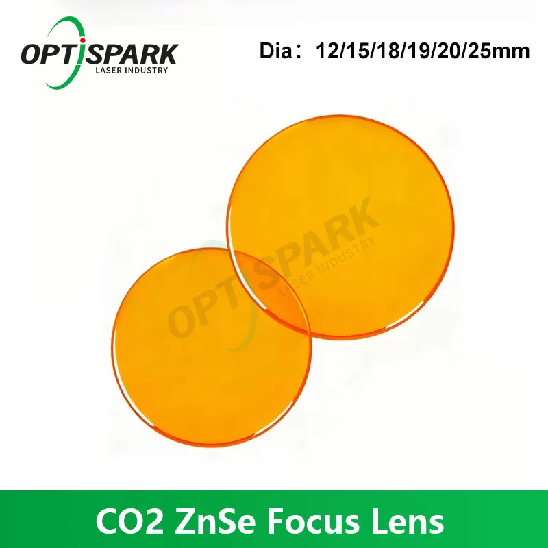 China CO2 ZnSe Fokuslinse Durchmesser 12mm 18mm 19,05mm 20mm FL 38,1 50,8 63,5 76,2 101,6mm für CO2-Laser-Gravur- und Schneidemaschinen – Detail 3
