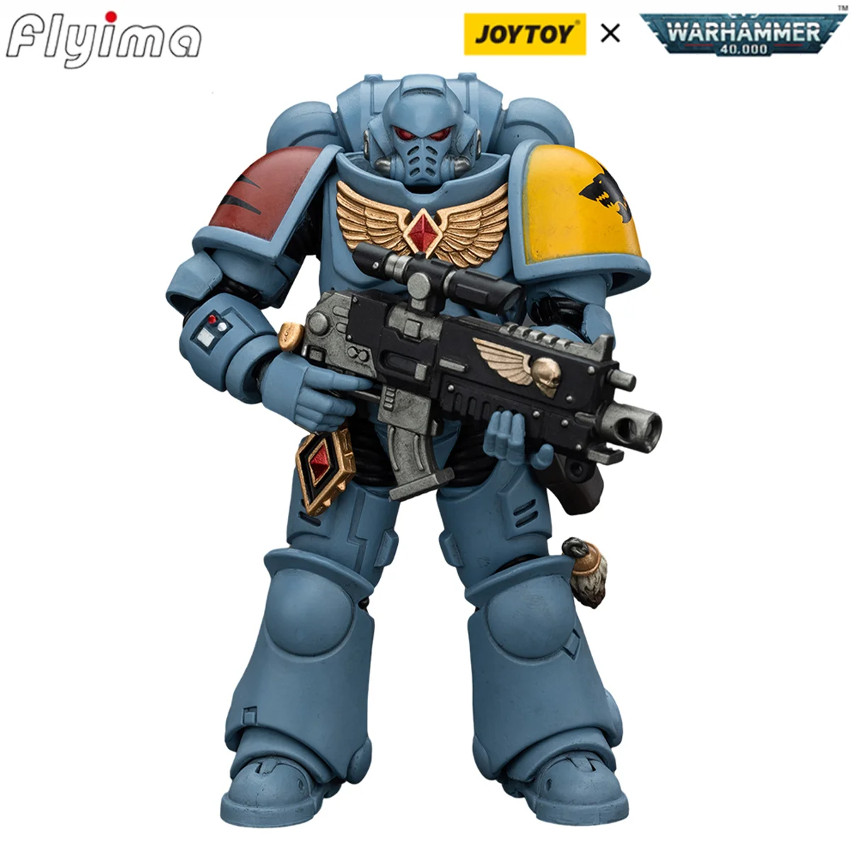 

[IN STOCK]JOYTOY Warhammer 40K 1/18 Action Figure Space Wolves Intercessors V4 Model Toy Gift Free Shipping