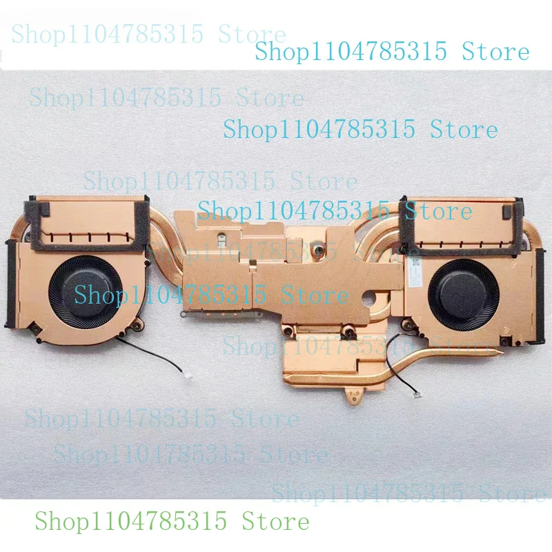 

New Laptop CPU GPU Cooler Heatsink Fan for CLEVO Z8 D6 Gaming Medion Schenker 6-31-V15RN-101 RTX40 FCN 12V P/N:MQQA