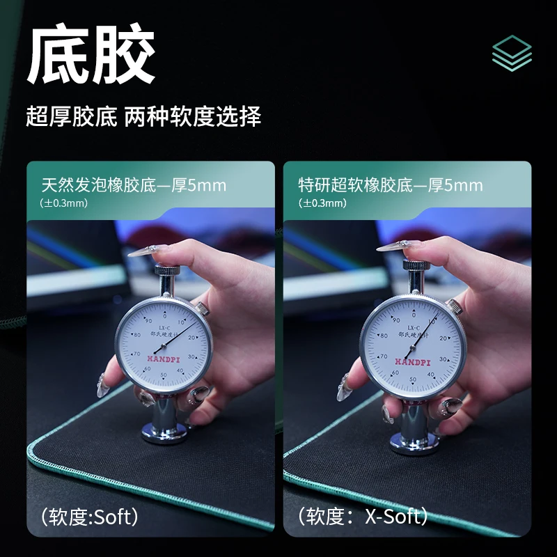 

ZHENHUO ZHI Коврик для мыши Сильное сопротивление Бархатная на ощупь ткань Очень большой X-Soft FPS Control Коврик для мыши Игровые аксессуары Мужской подарок