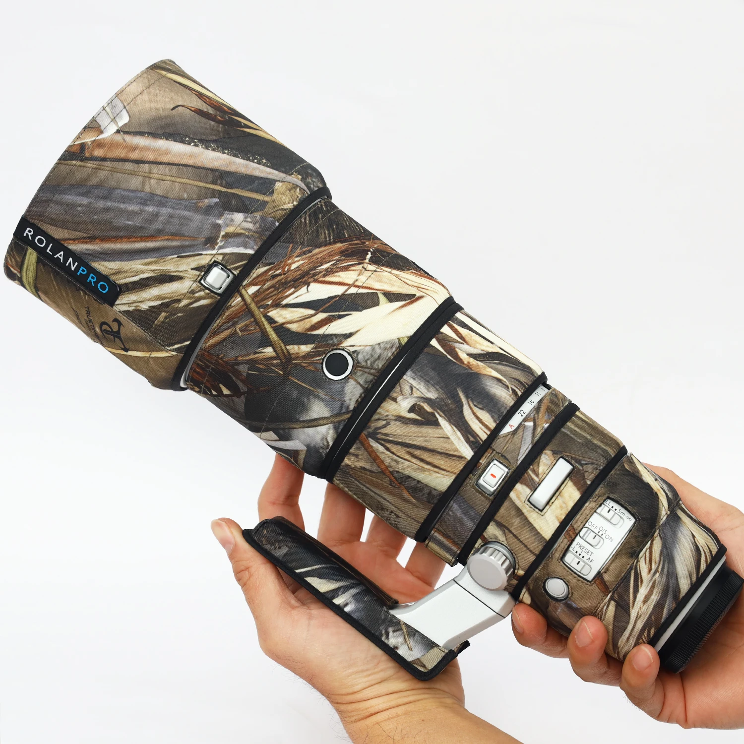 ROLANPRO Waterproof Lens Coat for FUJI FUJINON XF 500mm F5.6R LM OIS WR Camouflage Lens Cover Guns Case Lens ProtectiveSleeve