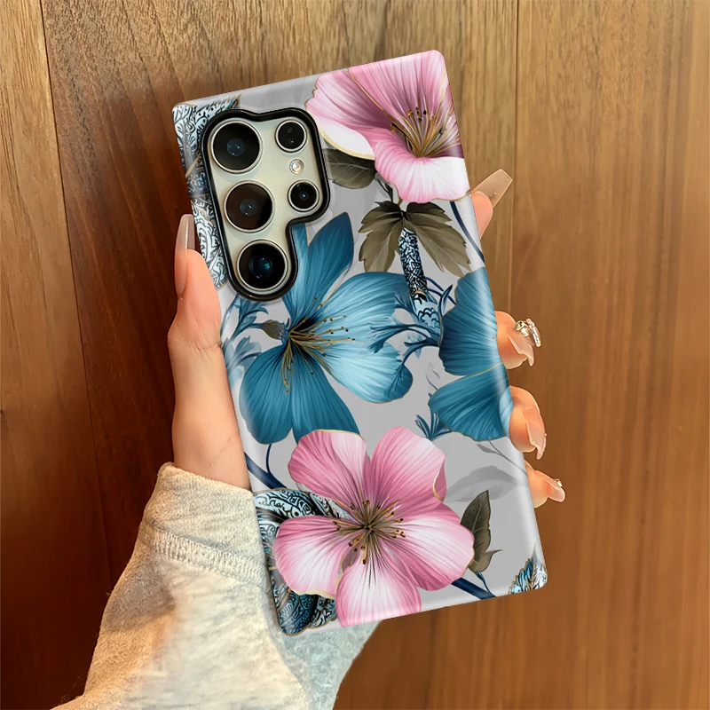 Fcicicase Für Samsung Galaxy S20 FE S23 Ultra S24 + S25 Ultra Telefon Fall Luxus Malerei Abdeckung Stoßfest Acryl Soft Cover