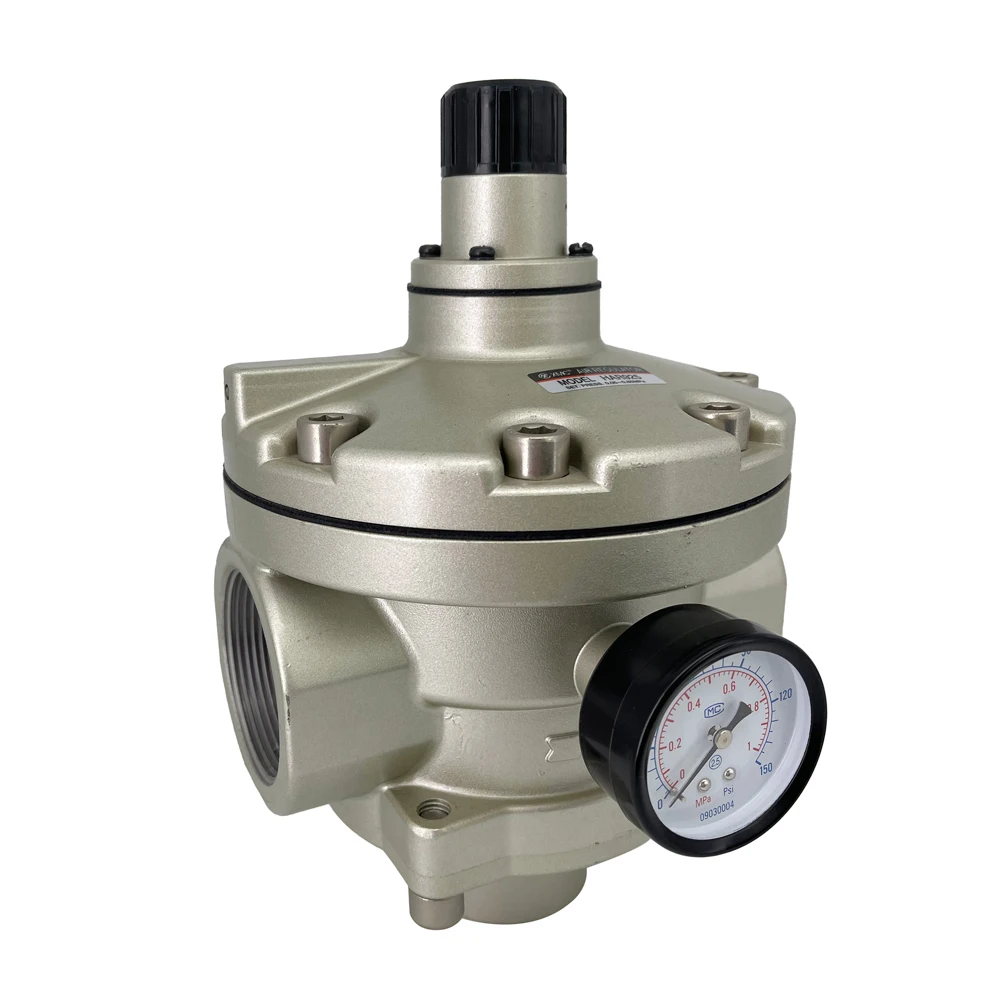 large flow aluminum alloy air regulator pneumatic pressure relief valve