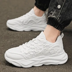 Letnie męskie trampki wzór smoka buty sportowe lekkie męskie tenisówki do biegania slioft Casual Outdoor Sneakers