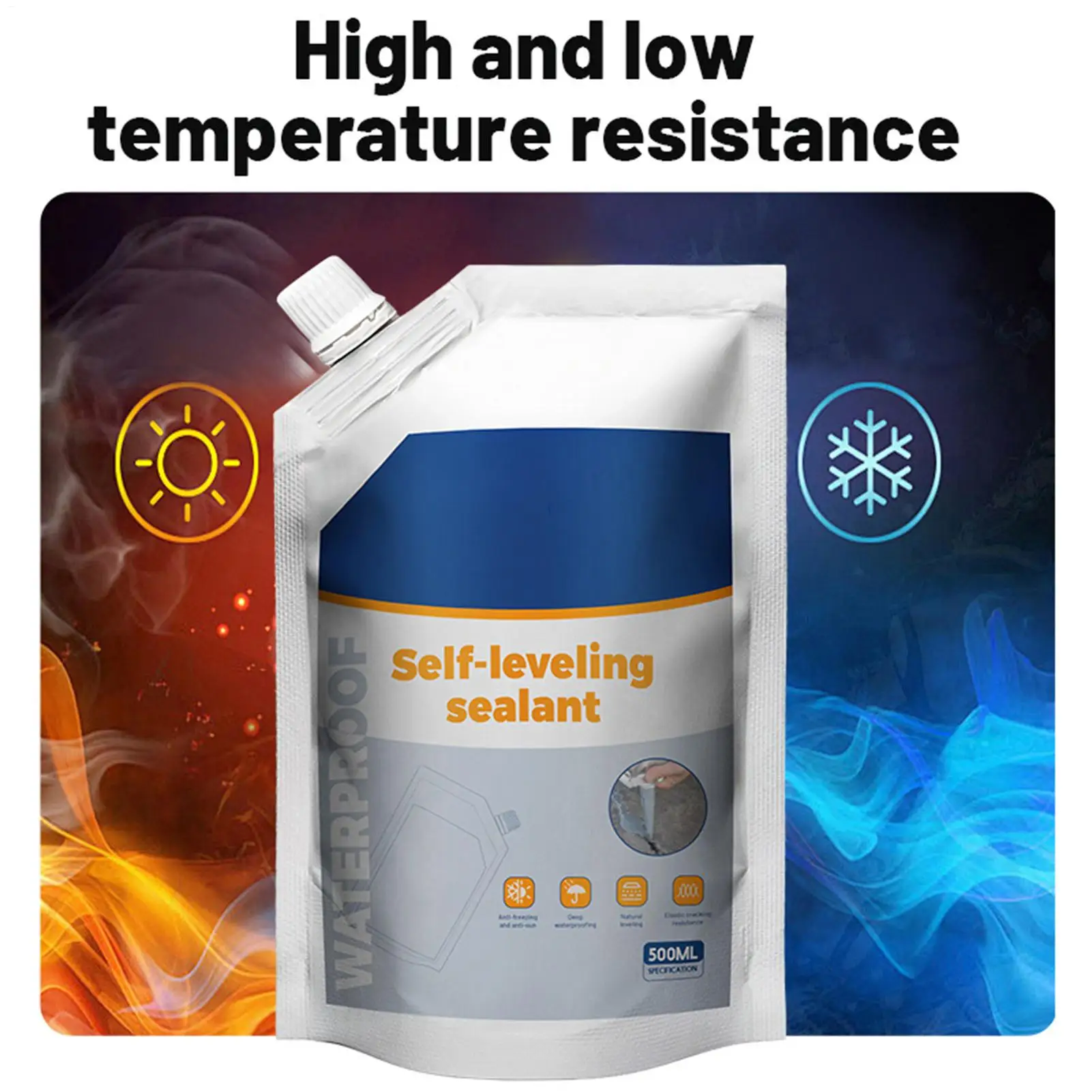 Cement Filler Sealant Waterproof Crack Sealant Liquid Concrete Crack Filler Quick Drying Bonding Agent Penetrating for Driveway