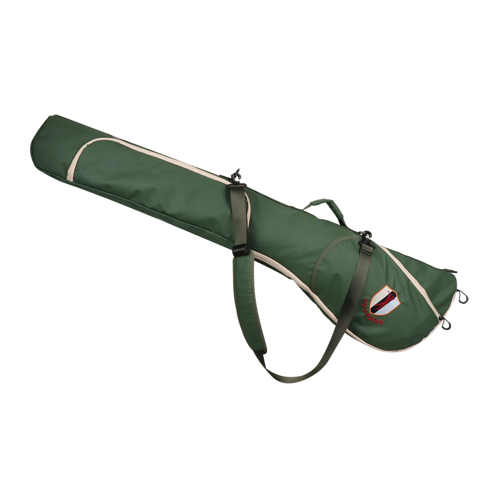 Tourbon Lightweight Golf Clubs Carry Bag Nylon Golfing Sunday Bag Small Travel Bag for Driving Range Waterproof Green