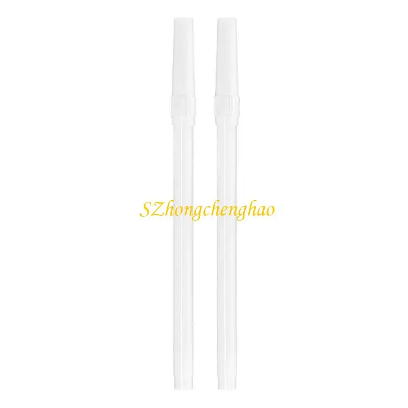 

2 Pieces/Set UV Light Pens Invisible Pens Secret Pens Fabric Markers Learning Education Toy for Dressmaking Sewing 601D