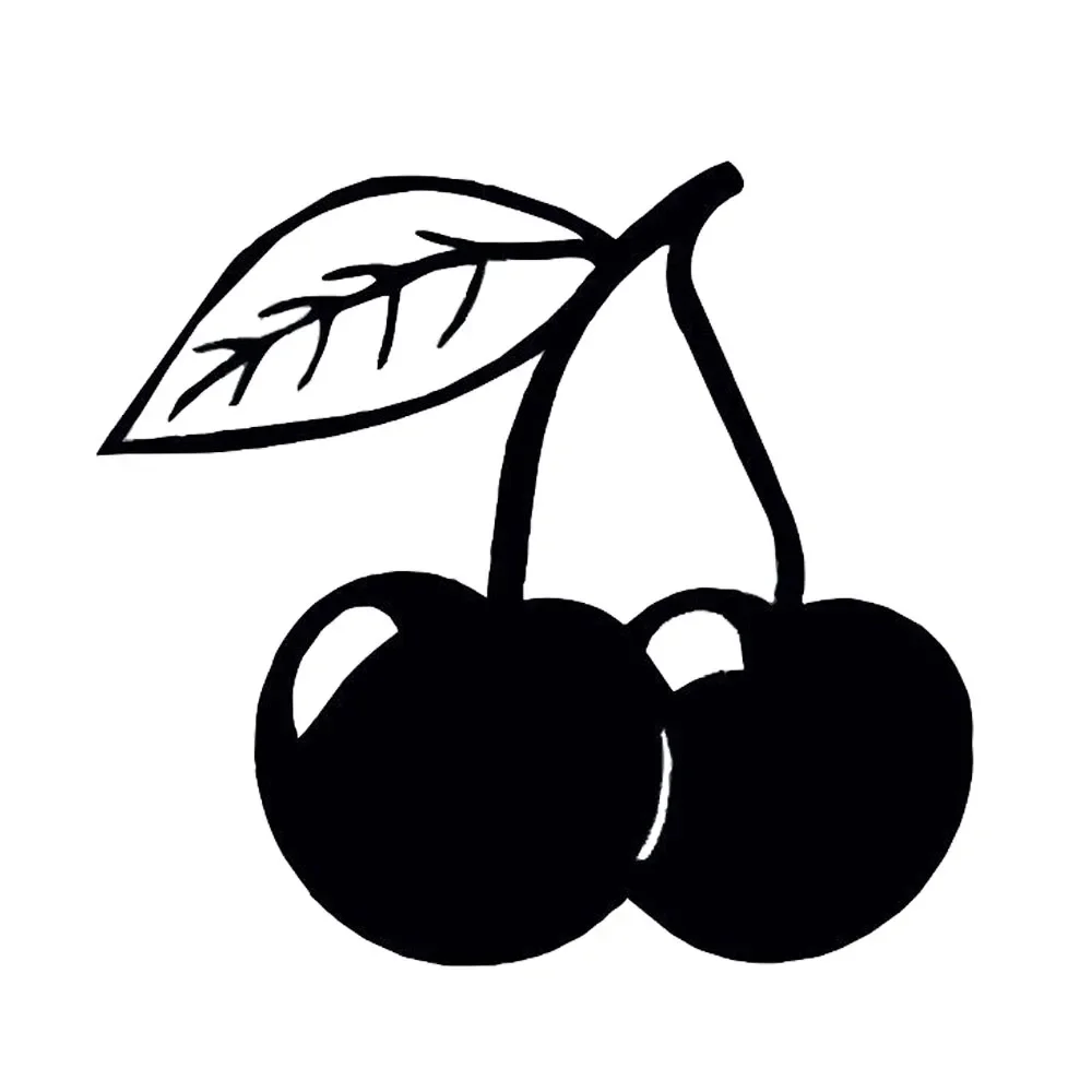 Car Sticker Cherry Pattern Cute, Decoration Exterior Parts Accessories Personality, Stylish, Vehicle Supplies Custom Stickers