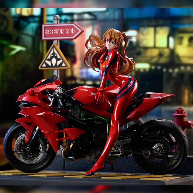 

[In Stock] GK Kol New Century Eva Locomotive Kawasaki H2 Gospel Mecha Warrior, Asuka Figure