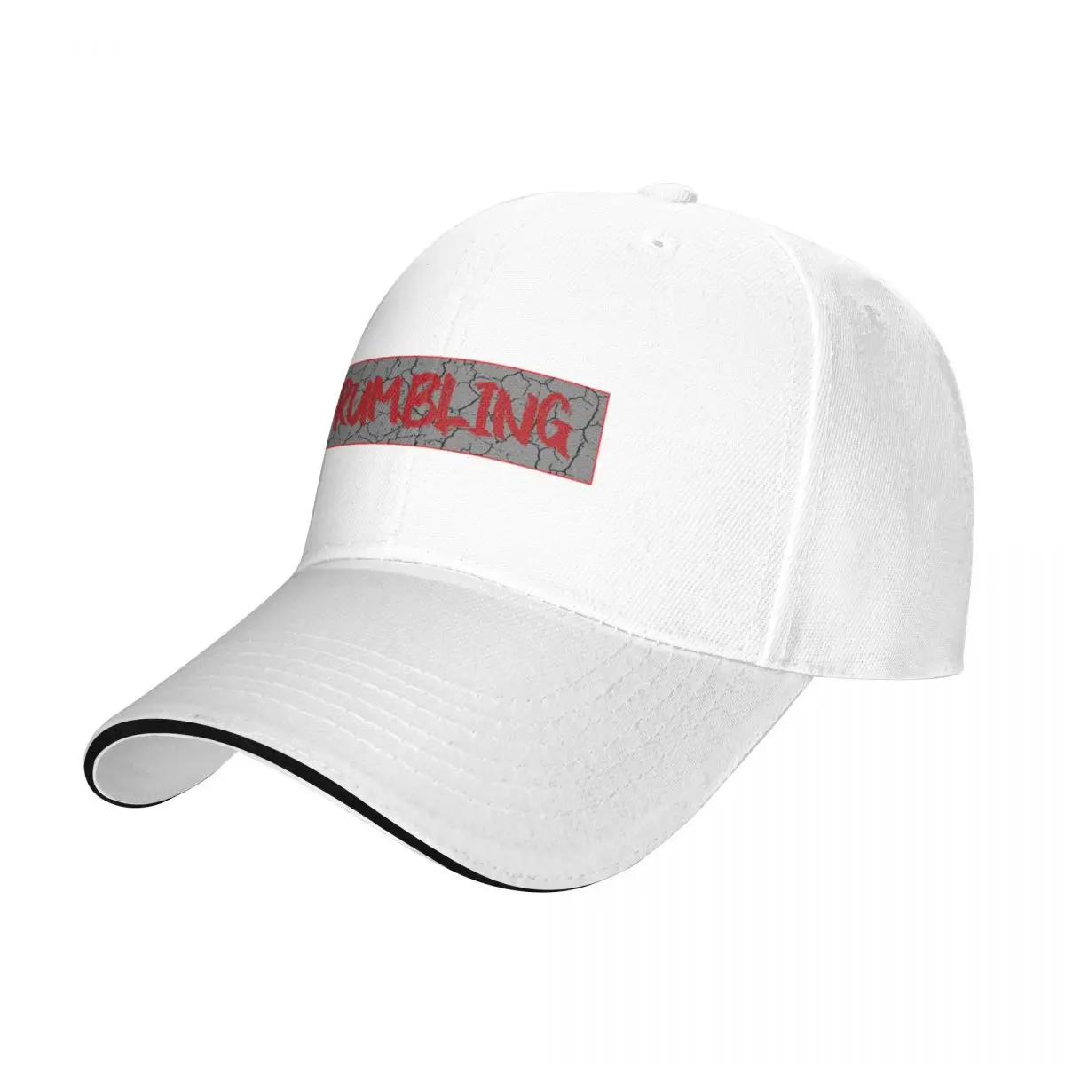 rumbling-the word rumbling with cracked ground Cap Baseball Cap hats baseball cap winter woman hats Men's