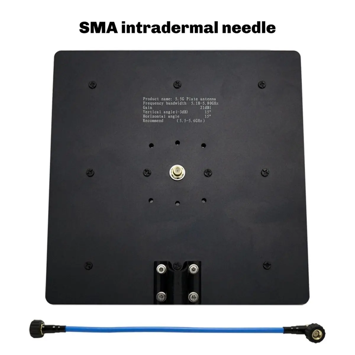 A86G NEW High Gain 5.5GHz 21dBi Directional Antenna 5180-5800MHz Patch Antenna for HM30 SOLO VTX RC Manual Mode,A