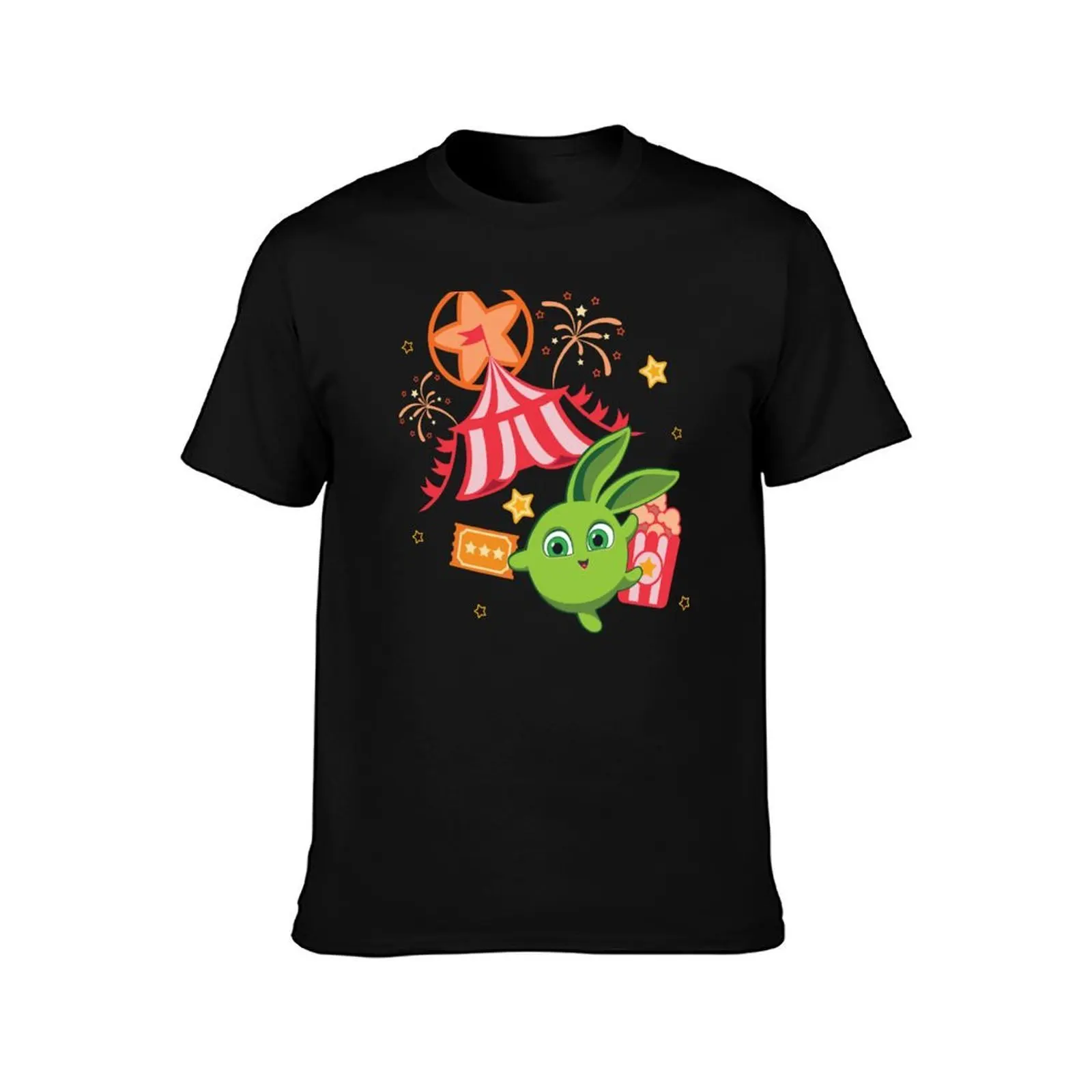 Sunny Bunnies - Hopper At the Circus! T-Shirt Work Basic Short Sleeve Top T-Shirt