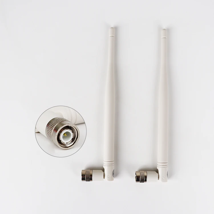 50 PCS 4G Full Frequency TNC Stick Antenna White Adhesive Communication Network Booster 2 Frequency 824-2690MHz Vertical Polariz